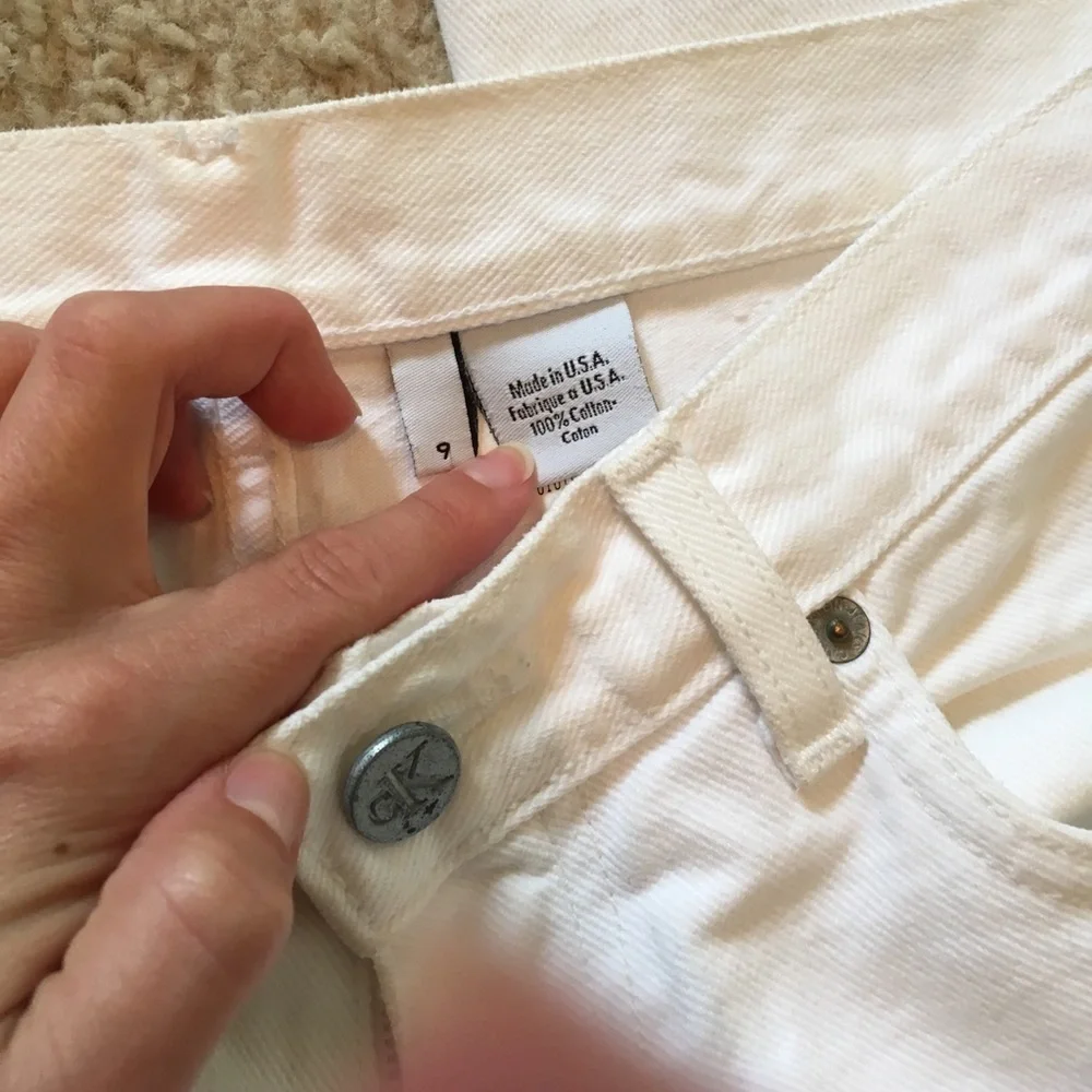 Vintage Calvin Klein White jeans - Picture 2 of 5